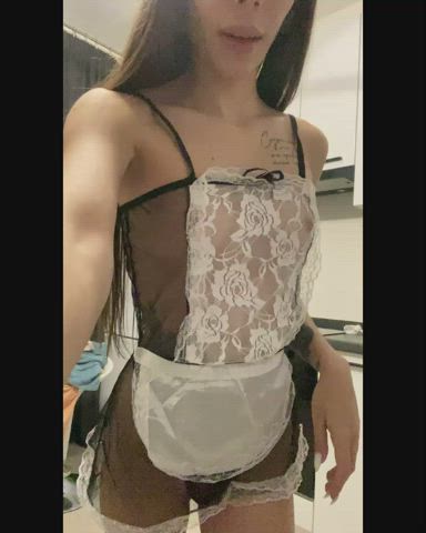 brunette dancing lingerie clip