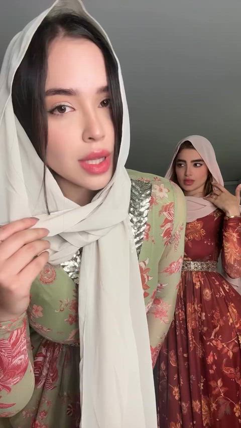 ass hijab tease clip