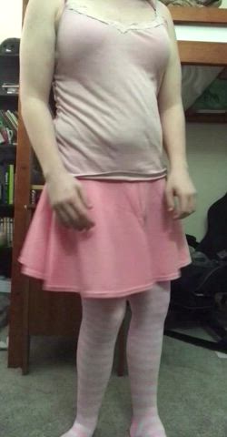 femboy sissy skirt clip