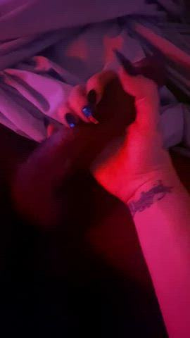 bbc big dick handjob nails tattoo clip