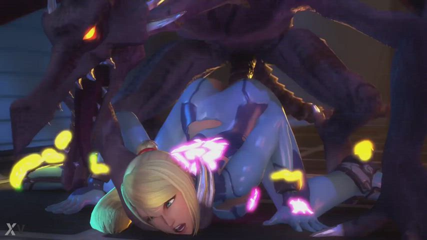 alien blonde creampie monster cock sfm clip