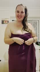 BBW Big Tits Wet clip
