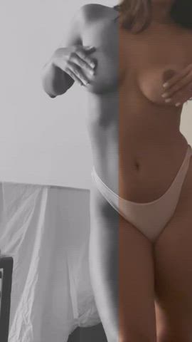 bouncing tits nsfw natural tits nude tits clip
