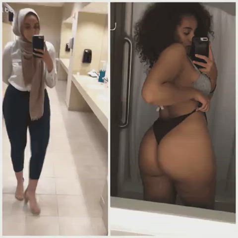 ass hijab indian clip