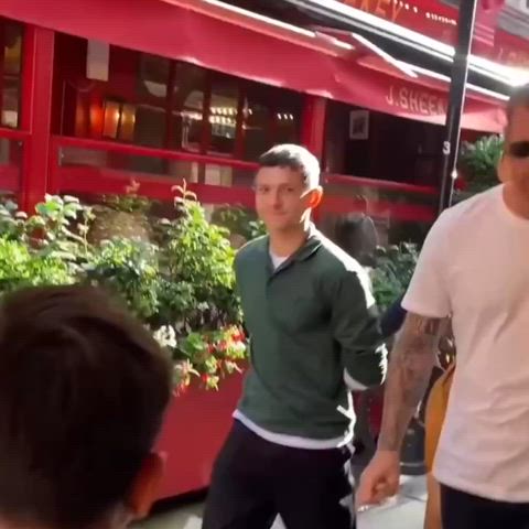 actress cute grabbing clip