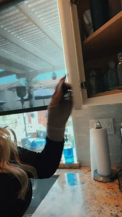 big tits blonde milf tiktok clip