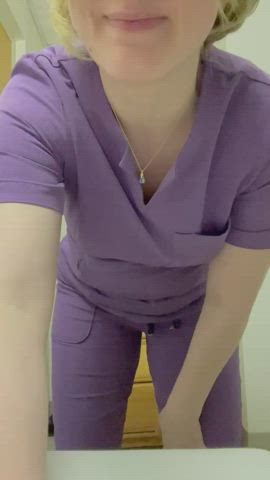 blonde pussy pussy spread tits work at-work clip