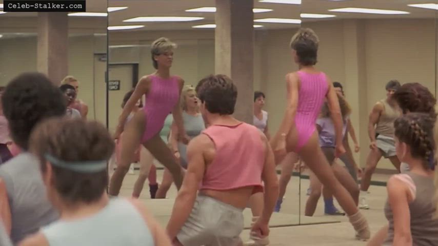 celebrity dancing jamie lee curtis clip