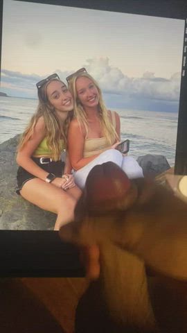 blowjob jerk off white girl clip