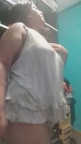 bbw dancing natural tits clip