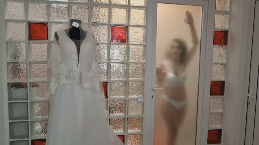bride thong wedding clip