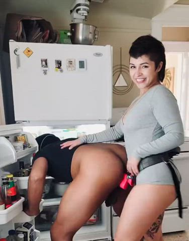 Pegged in the fridge