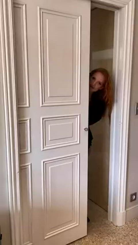 celebrity jessica chastain redhead clip