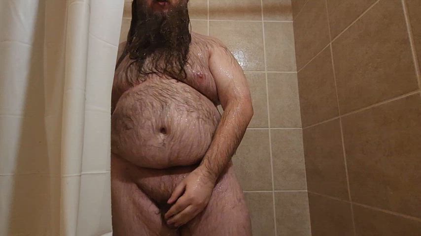 Playing in the shower