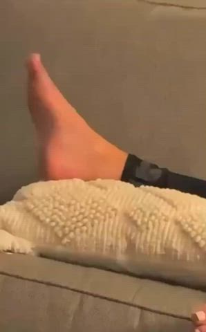 cum on feet feet feet fetish fetish foot fetish hotwife wife clip