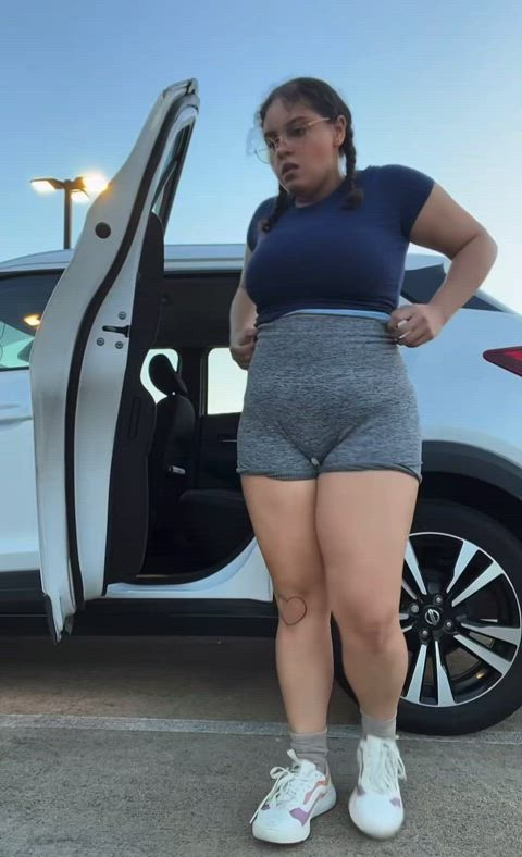 brazzers brunette clothed college cute gym pigtails shorts sport vibrator clip
