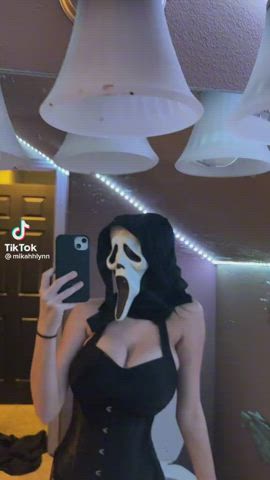 big ass big tits cosplay halloween clip