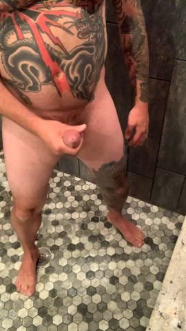 What dads do in the shower π (M35)