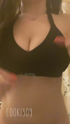 Big Tits Bra Pink clip