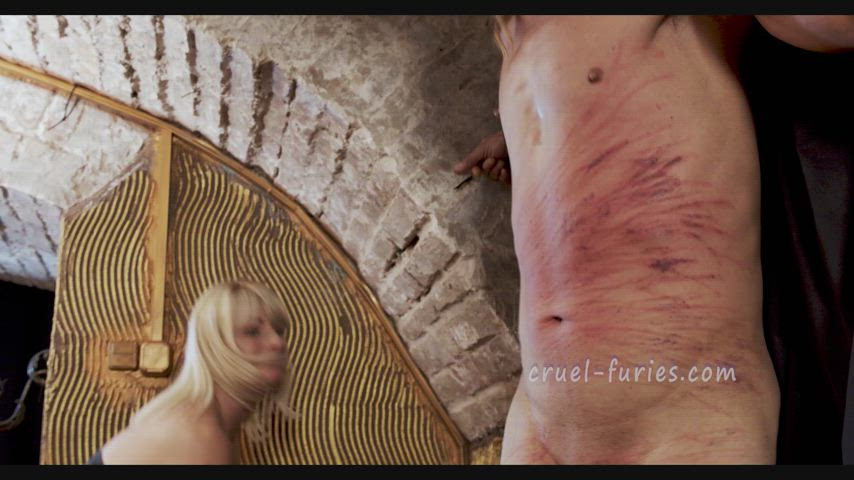 bdsm blonde cbt domination femdom fetish humiliation mistress whipping clip