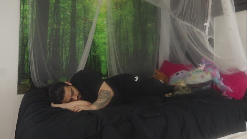 Sleeping Boyfriend shrunk & eaten :)