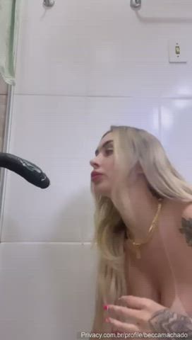 boobs dildo sucking clip