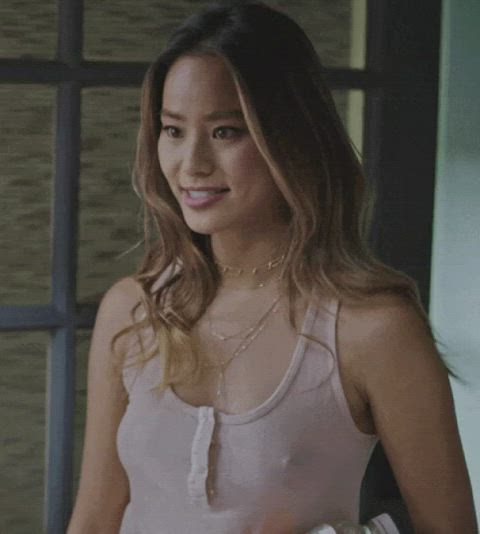 braless celebrity jamie chung celebs transparent-clothing clip