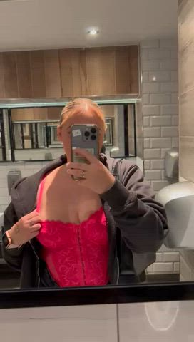 Catch me flashing my tits π