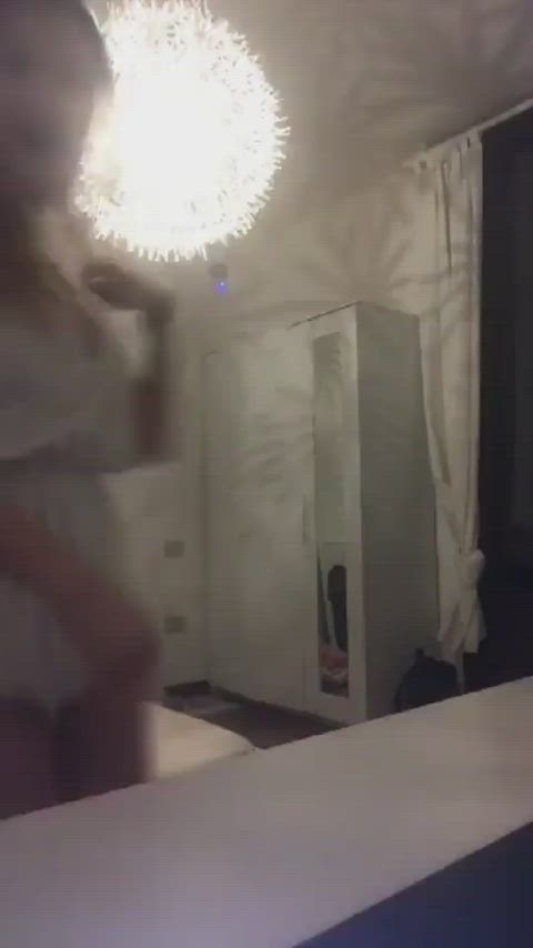dancing nipslip petite small tits clip