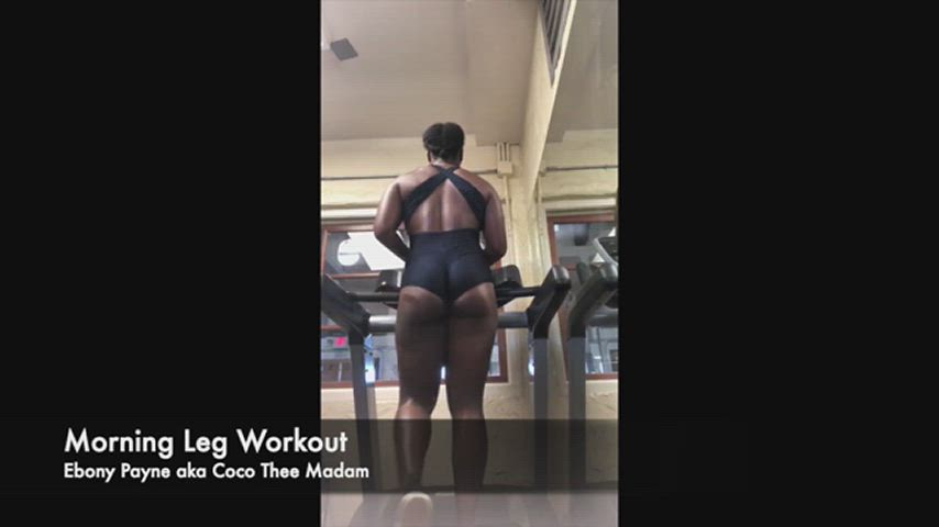 african american ebony fitness muscular girl workout fit-girls clip