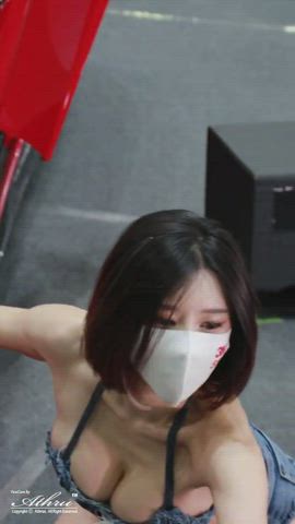 asian cartoon cute korean model clip