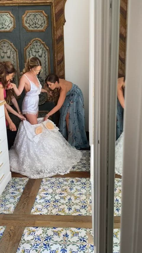 amateur babe brunette homemade perv wedding clip