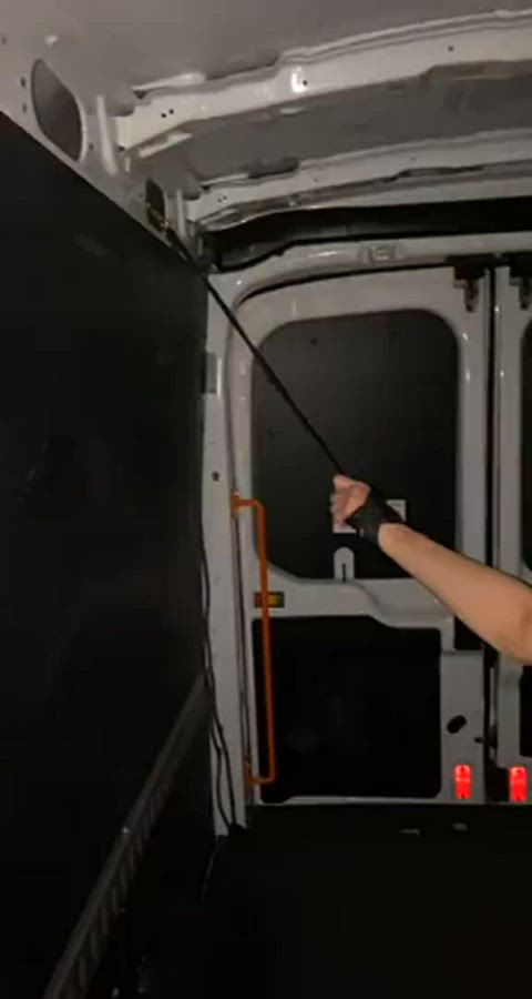bdsm blindfolded car milf mom slave step-mom clip