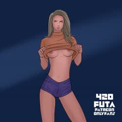 Cock Cum Futanari Pussy clip