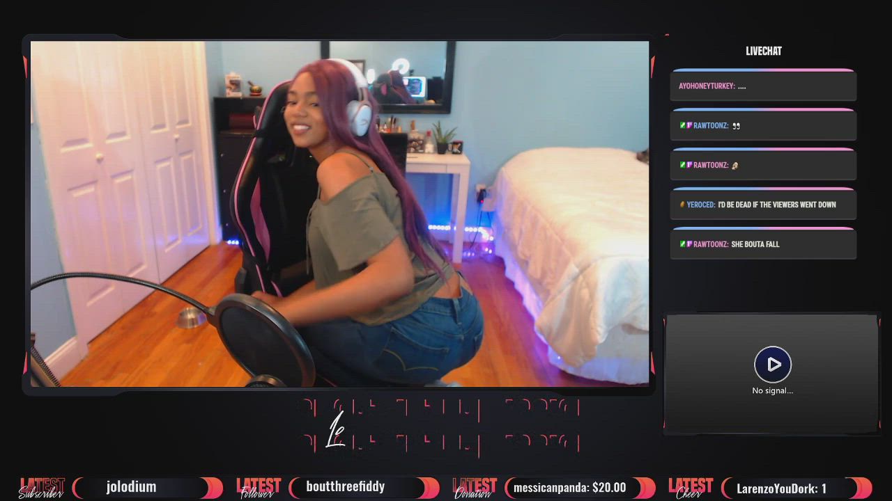 Ebony Thick Twerking clip