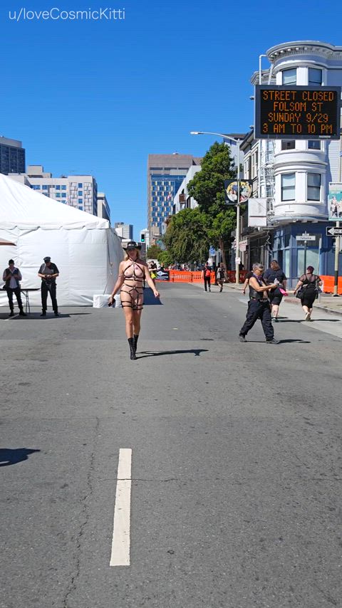 bdsm exhibitionism exhibitionist nudist outdoor public r/caughtpublic clip