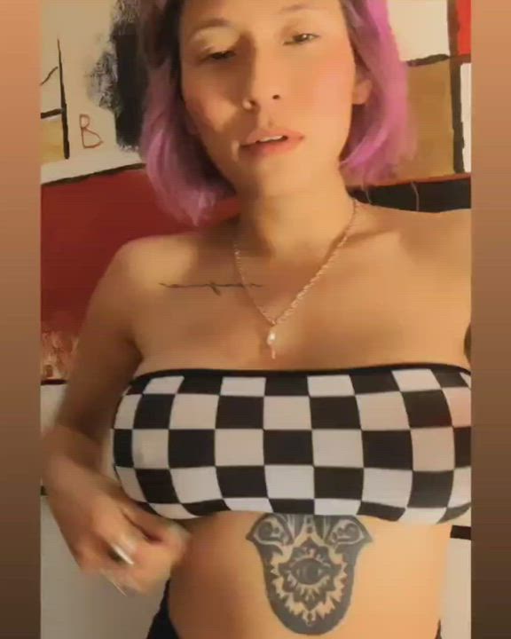 Asian Latina Titty Drop clip