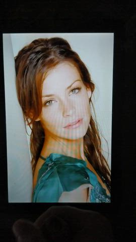 brunette celebrity cum cumshot evangeline lilly facial tribute clip