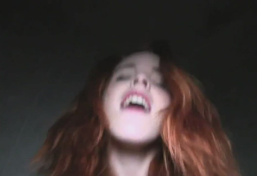 amateur cowgirl pov redhead riding clip