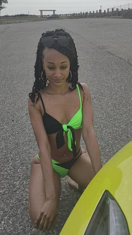 Ebony NSFW Redhead clip