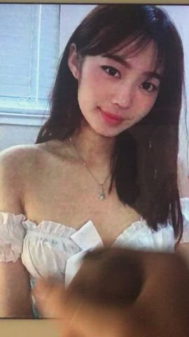 Asian Babe Lily covered in cum