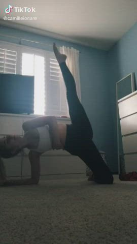 ass tiktok yoga clip