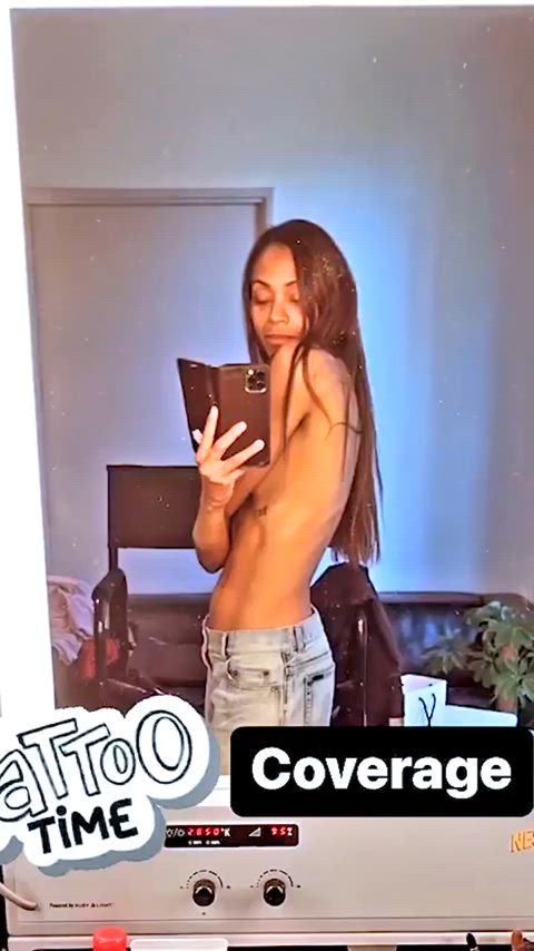 celebrity topless zoe saldana celebs clip