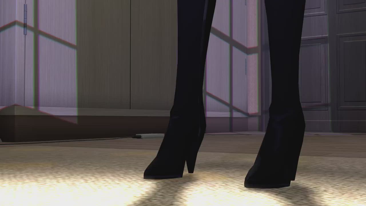 Hentai Lesbian SFM clip