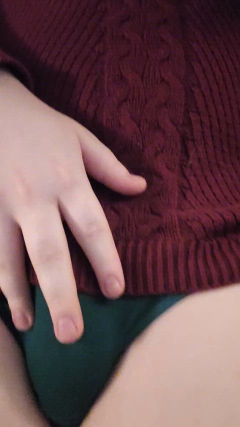 girl dick panties precum trans woman clip