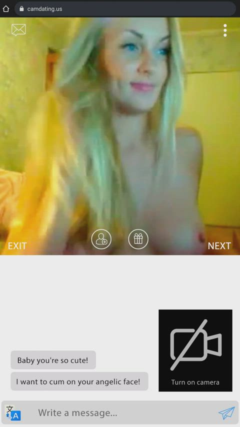 18 years old blonde camgirl cute schoolgirl shy student teen teens clip