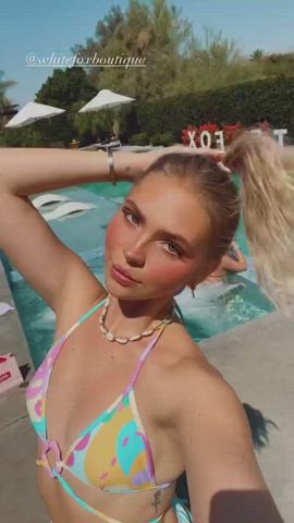 Bikini Celebrity Small Tits clip