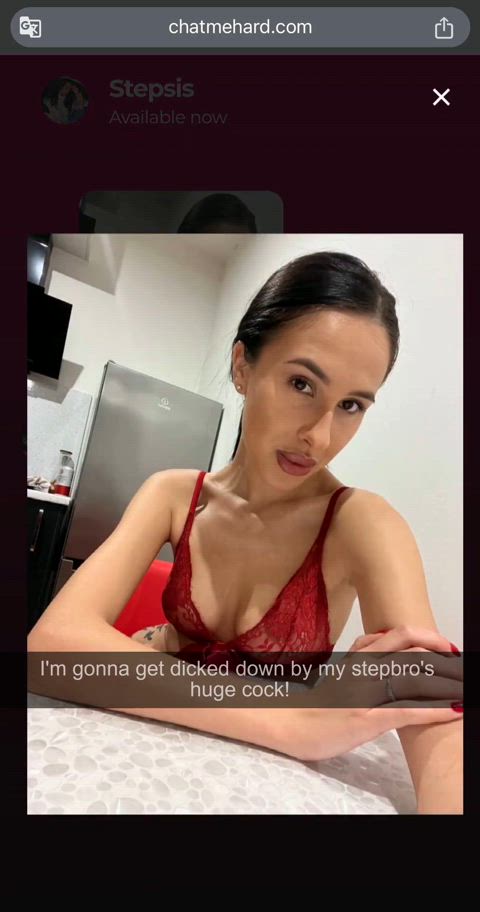 alyssa bounty brunette lingerie step-sister clip