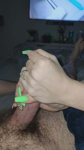 He covers my pristine nails in cum after this! ππ¦π
(OC)