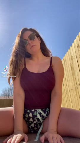 Big Tits Brunette TikTok White Girl clip